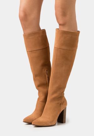 Women's Anna Field High Heeled Boots Brown | AFCRODZ-91