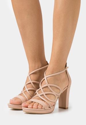 Women's Anna Field High Sandals Beige | RXWGSNH-76