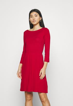 Women's Anna Field Mini Waisted Basic Dress Red | LPCVAQT-46