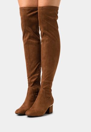 Women's Anna Field Over the knee Boots Brown | IMQRYUE-69