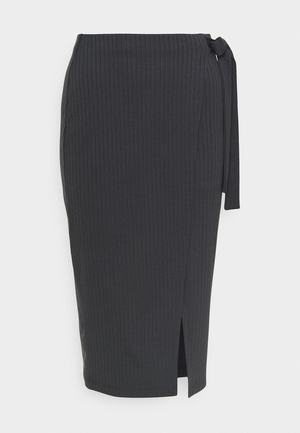 Women's Anna Field Pencil Skirts Dark Grey | MCPQFBG-58