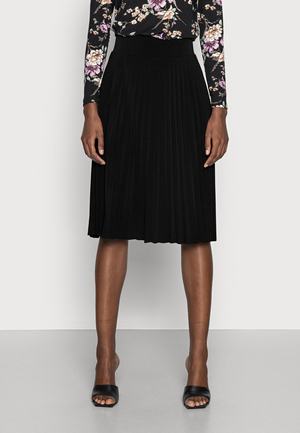 Women's Anna Field Plisse A line Mini A line Skirts Black | EIOMWKL-52