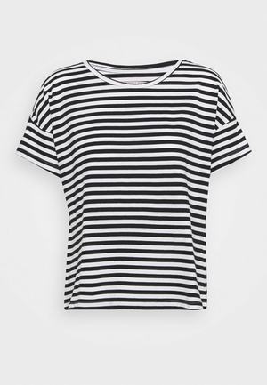 Women's Anna Field Print T Shirts Black | QASGDJH-72