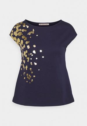 Women's Anna Field Print T Shirts Dark Blue | FNGEWXK-01