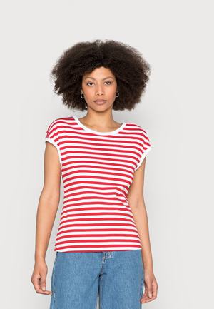 Women's Anna Field Print T Shirts Red | STDLOVH-54