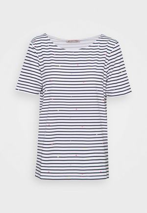 Women's Anna Field Print T Shirts White | CKFZPNQ-67