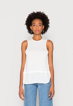 Women's Anna Field Print T Shirts White | DHPFWIC-13