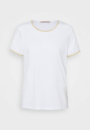 Women's Anna Field Print T Shirts White | TIZLOQE-40