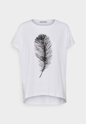 Women's Anna Field Print T Shirts White | WBKJUHY-42