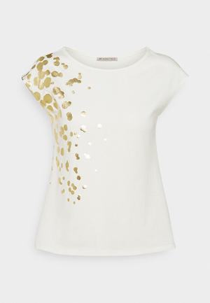 Women's Anna Field Print T Shirts White | ZACQFYP-79