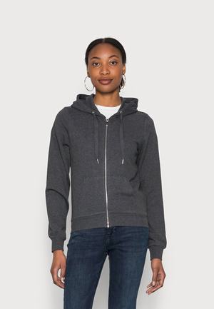 Women's Anna Field SLIM FIT SWEAT Zip Jackets Dark Grey | YFRPNOD-82