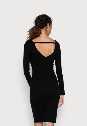 Women's Anna Field STRAP OPEN BACK MINI Dress Black | UNEWQYV-61