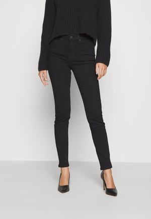 Women's Anna Field Slim Fit Jeans Black Blue | LUQDHVF-30