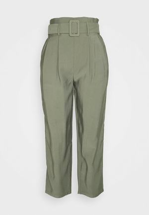 Women's Anna Field Smart Pant With Trousers Khaki | MWHJFQO-74
