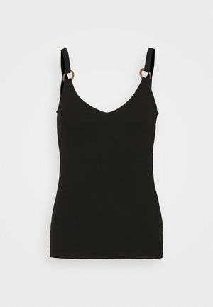 Women's Anna Field Tops Black | BZUDNCY-72