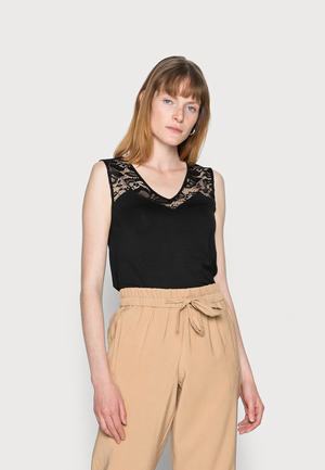 Women's Anna Field Tops Black | NQIYLXW-23