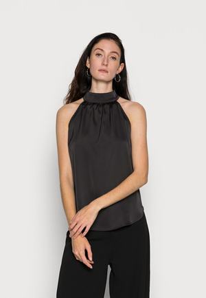 Women's Anna Field Tops Black | QMJHZBG-57