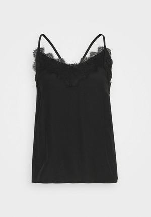 Women's Anna Field Tops Black | UHMJQXW-62