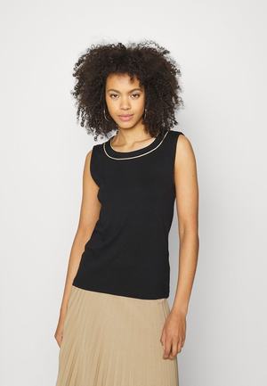 Women's Anna Field Tops Black | VQLOPFZ-69