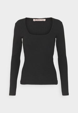 Women's Anna Field Tops Black | ZNHTGFB-87