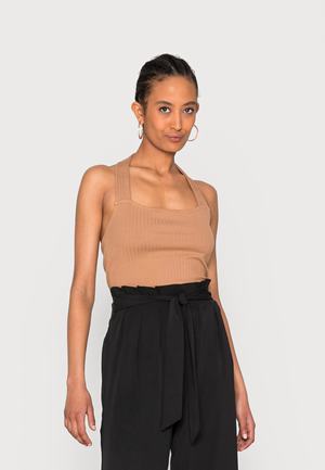 Women's Anna Field Tops Brown | STABRQP-75