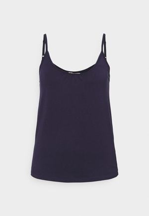 Women's Anna Field Tops Dark Blue | KENVFAL-34