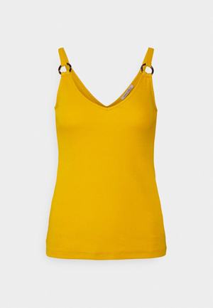 Women's Anna Field Tops Dark Yellow | XVLCSEO-68