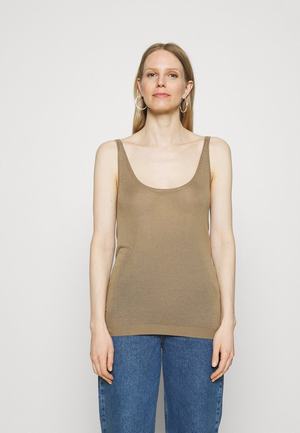 Women's Anna Field Tops Grey | GAHSKML-58