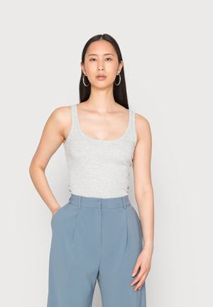 Women's Anna Field Tops Grey | XHWFQVC-56