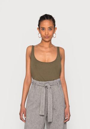 Women's Anna Field Tops Khaki | THORVAK-62