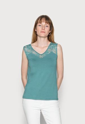 Women's Anna Field Tops Light Blue | YUQCGIB-21