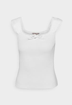 Women's Anna Field Tops White | AXHINFB-12