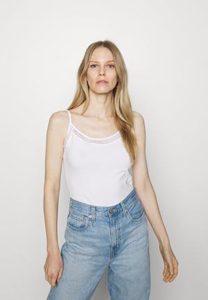 Women's Anna Field Tops White | EHGISZP-60