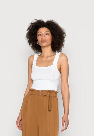 Women's Anna Field Tops White | RCNXVHE-07