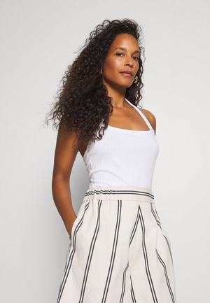 Women's Anna Field Tops White | TGJWQXB-09