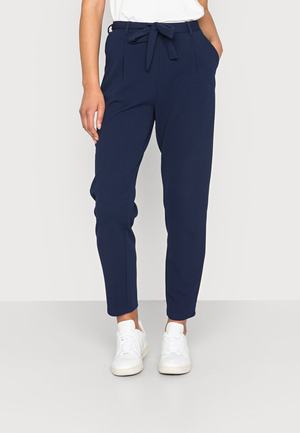 Women's Anna Field Trousers Dark Blue | GHBDIWF-92