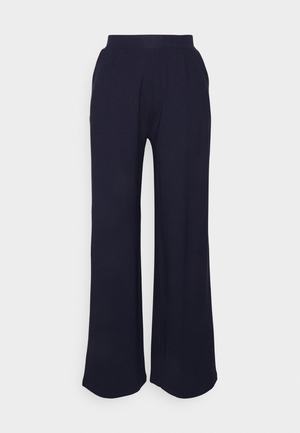 Women's Anna Field Trousers Dark Blue | YKIPQRS-90