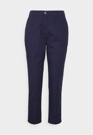 Women's Anna Field WASHED Trousers Dark Blue | HUYVKCT-50