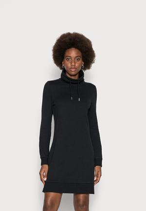 Women's Anna Field Wide Roll Neck Sweat Mini Day Dress Black | BIEPFMK-96