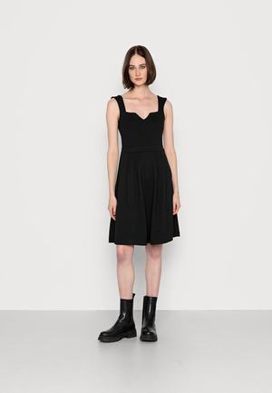 Women's Anna Field Zip UP Dress Black | GAWOHDR-38