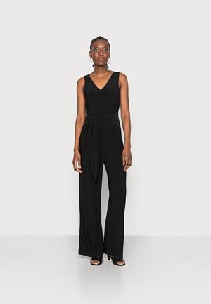 Women's Anna Field Zip UP Jumpsuit Black | PZFMKVC-01