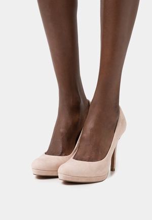 Women's Anna Field platform Slip on Heels Light Pink | YSNBHKD-14