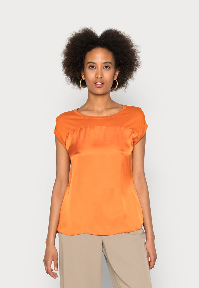 Women\'s Anna Field BASIC Shirts Orange | EBSGLMK-57