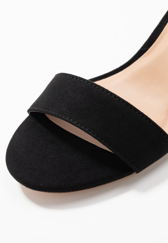 Women's Anna Field Block heel Buckle Sandals Black | SGXWEHL-17
