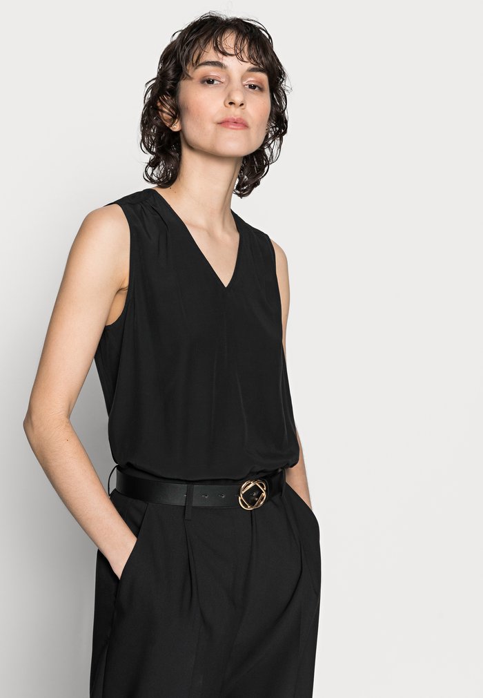 Women's Anna Field Blouse Black | EQHISUF-58