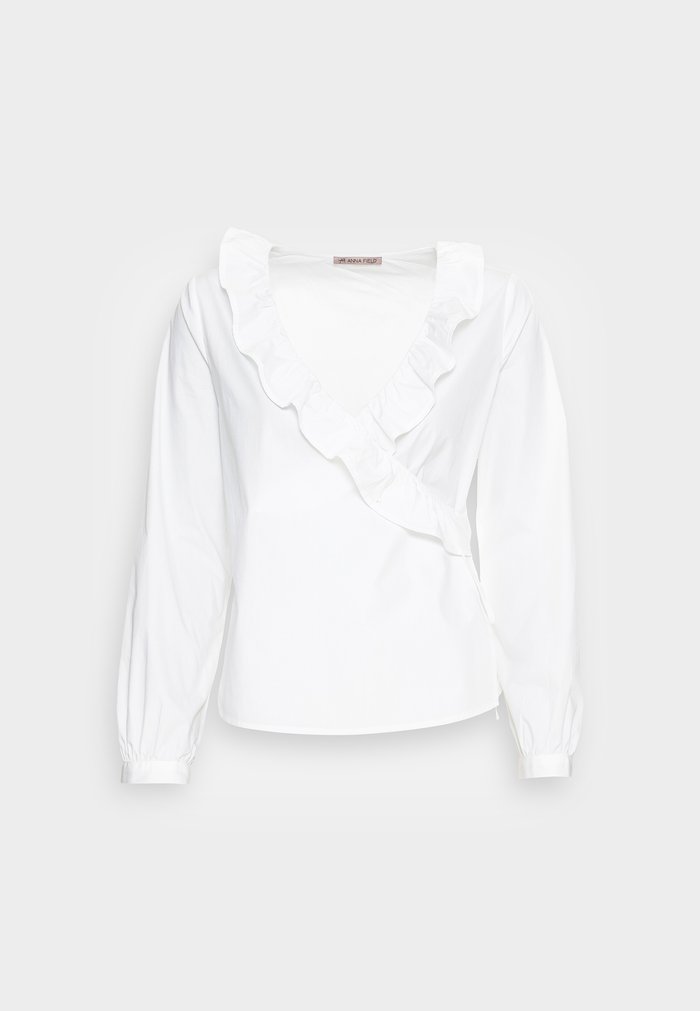 Women's Anna Field Blouse White | CBDFRNO-24