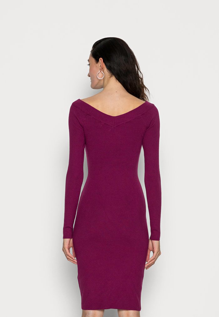 Women's Anna Field Dress Burgundy | AHBTNMV-19