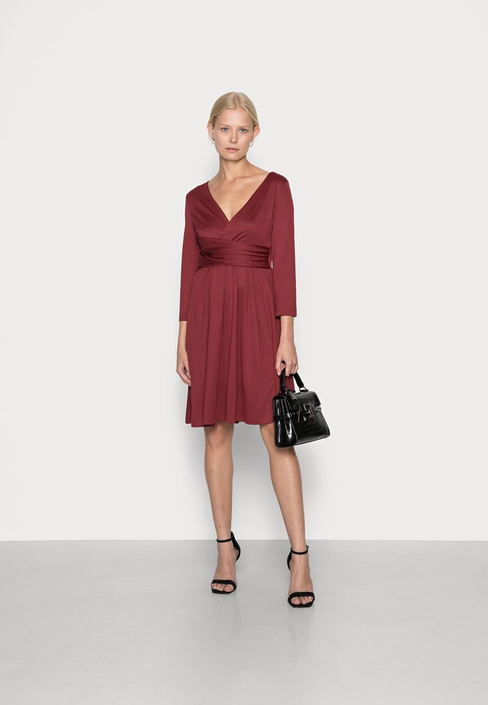 Women's Anna Field Dress Burgundy | BRJMKPV-40