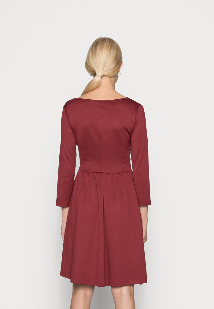 Women's Anna Field Dress Burgundy | BRJMKPV-40