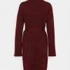 Women's Anna Field Dress Burgundy | CJVIXAN-43